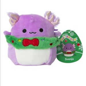 NWT 4.5” Svenja the Axolotl Christmas Squishmallow